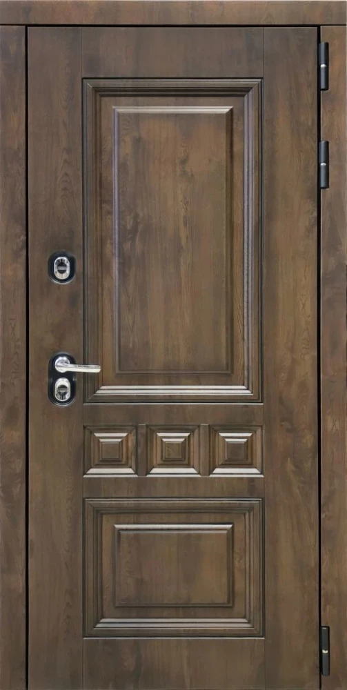 Входная дверь ДвериПРО Аура Экошпон СБ-3 (16мм, капучино) DPRO198315 внешняя сторона