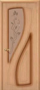 Межкомнатная дверь Лагуна Ф-01 Дуб BR1205