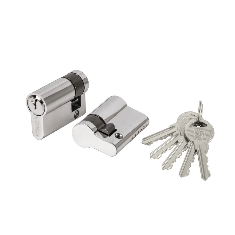 Фото Цилиндровый механизм (100 ZA/50) 1000ZAKey50(5+10+35) CP хром 5Key