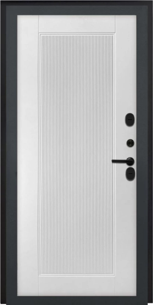 Входная дверь ДвериПРО L-45 ПВХ 10мм Астрод Velutto Bianco DPRO196736 внутренняя сторона