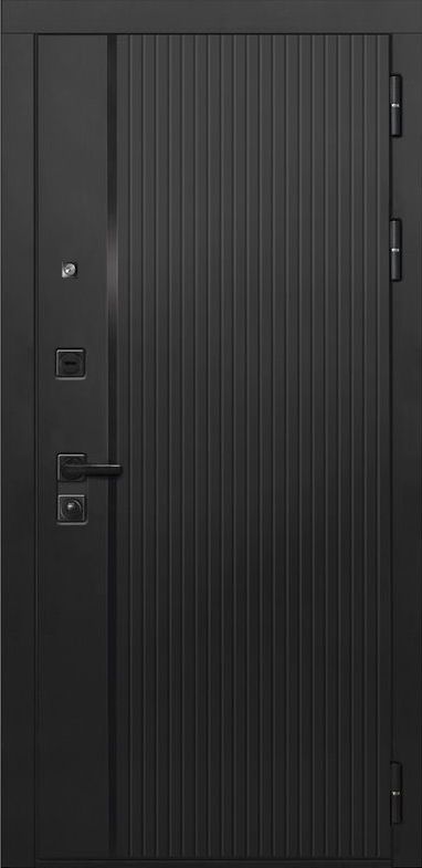 Входная дверь ДвериПРО L-45 ФЛ-700 (10мм, ясень грей) DPRO198018 внешняя сторона